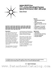 HLMP-CB11-TW0DD datasheet pdf Agilent (Hewlett-Packard)