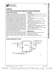LM2750LD-ADJEV datasheet pdf National Semiconductor