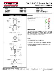 HLMP1700C1A0 datasheet pdf Fairchild Semiconductor