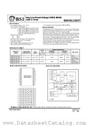 BS616LV2017 datasheet pdf Brilliance Semiconductor