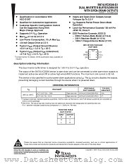 SN74LVC2G06YZAR datasheet pdf Texas Instruments