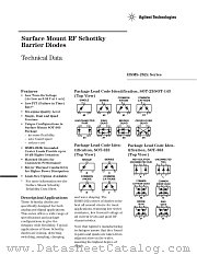 HSMS-282B datasheet pdf Agilent (Hewlett-Packard)