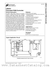 LM5041MTC datasheet pdf National Semiconductor