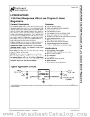 LP3855EMPX-5.0 datasheet pdf National Semiconductor