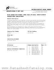 LM6142 MWC datasheet pdf National Semiconductor