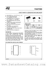74ACT280 datasheet pdf ST Microelectronics