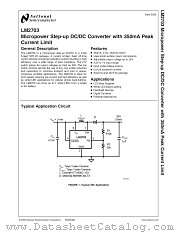 LM2703EV datasheet pdf National Semiconductor