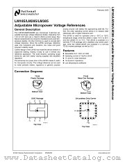 LM285BXZ datasheet pdf National Semiconductor