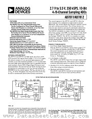 AD7812YR-REEL7 datasheet pdf Analog Devices