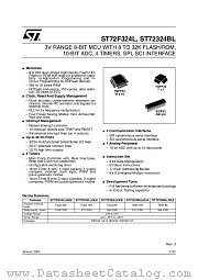 ST72F324LJ2T5 datasheet pdf ST Microelectronics