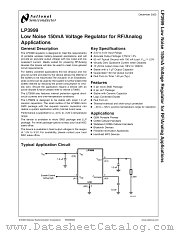 LP3999ITLX-1.8 datasheet pdf National Semiconductor