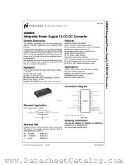LM2825HN-ADJ datasheet pdf National Semiconductor