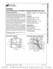 LMH6628MAX datasheet pdf National Semiconductor