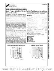 LMH6642MF datasheet pdf National Semiconductor