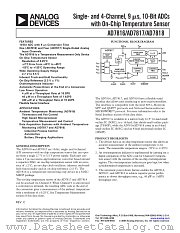AD7816ACHIPS datasheet pdf Analog Devices