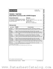 74ACT244MTC datasheet pdf Fairchild Semiconductor