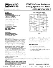 AD7656 datasheet pdf Analog Devices