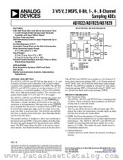 AD7825BRZ datasheet pdf Analog Devices