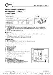 BTS 840-S2 datasheet pdf Infineon