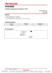 HVD400C datasheet pdf Renesas