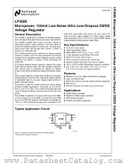 LP3985IM5-2.6 datasheet pdf National Semiconductor