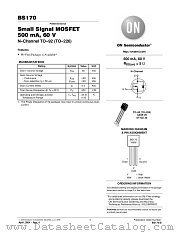 BS170RLRP datasheet pdf ON Semiconductor