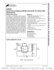 LM3501TLX-16 datasheet pdf National Semiconductor