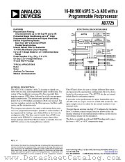 AD7725BS datasheet pdf Analog Devices