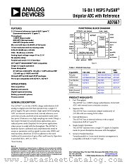 AD7667ACP datasheet pdf Analog Devices
