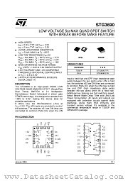 STG3690QTR datasheet pdf ST Microelectronics