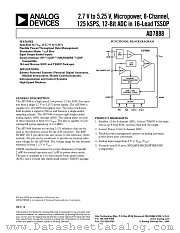 AD7888AR-REEL7 datasheet pdf Analog Devices