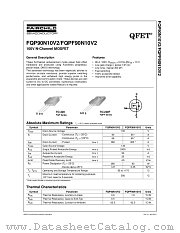 FQPF90N10V2 datasheet pdf Fairchild Semiconductor