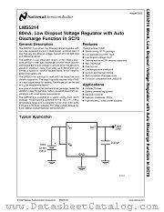 LMS5214IMG-2.9 datasheet pdf National Semiconductor