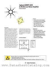 AMMP-6220 datasheet pdf Agilent (Hewlett-Packard)