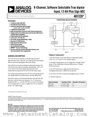 AD7328 datasheet pdf Analog Devices