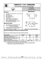 1SMA4758 datasheet pdf Taiwan Semiconductor