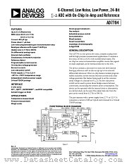 AD7794BRU datasheet pdf Analog Devices