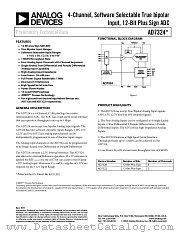 AD7324 datasheet pdf Analog Devices