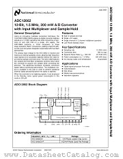 ADC12662CIV datasheet pdf National Semiconductor