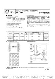 BS616LV1015 datasheet pdf Brilliance Semiconductor