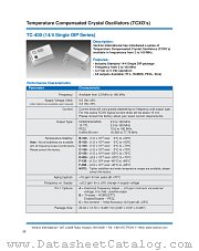 TC-400 datasheet pdf Vectron
