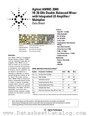 AMMC-3040 datasheet pdf Agilent (Hewlett-Packard)