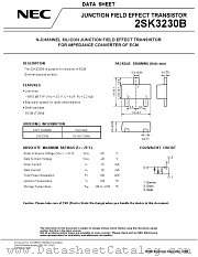 2SK3230B datasheet pdf NEC