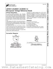 LM385BZ-1.2 datasheet pdf National Semiconductor