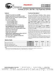 CY7C1380DV25-167AXC datasheet pdf Cypress