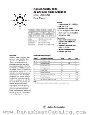 AMMC-5023 datasheet pdf Agilent (Hewlett-Packard)