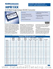 HPR120V datasheet pdf C&D Technologies