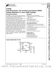 LP3986BL-3333 datasheet pdf National Semiconductor