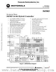 DSP56F803 datasheet pdf Freescale (Motorola)