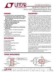 LTC2415-1 datasheet pdf Linear Technology